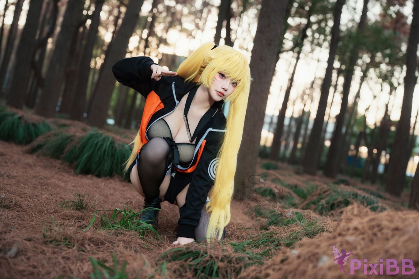 Cosplayer One color rain naruto Uzumaki The art of seduction PixiBB.COM 014