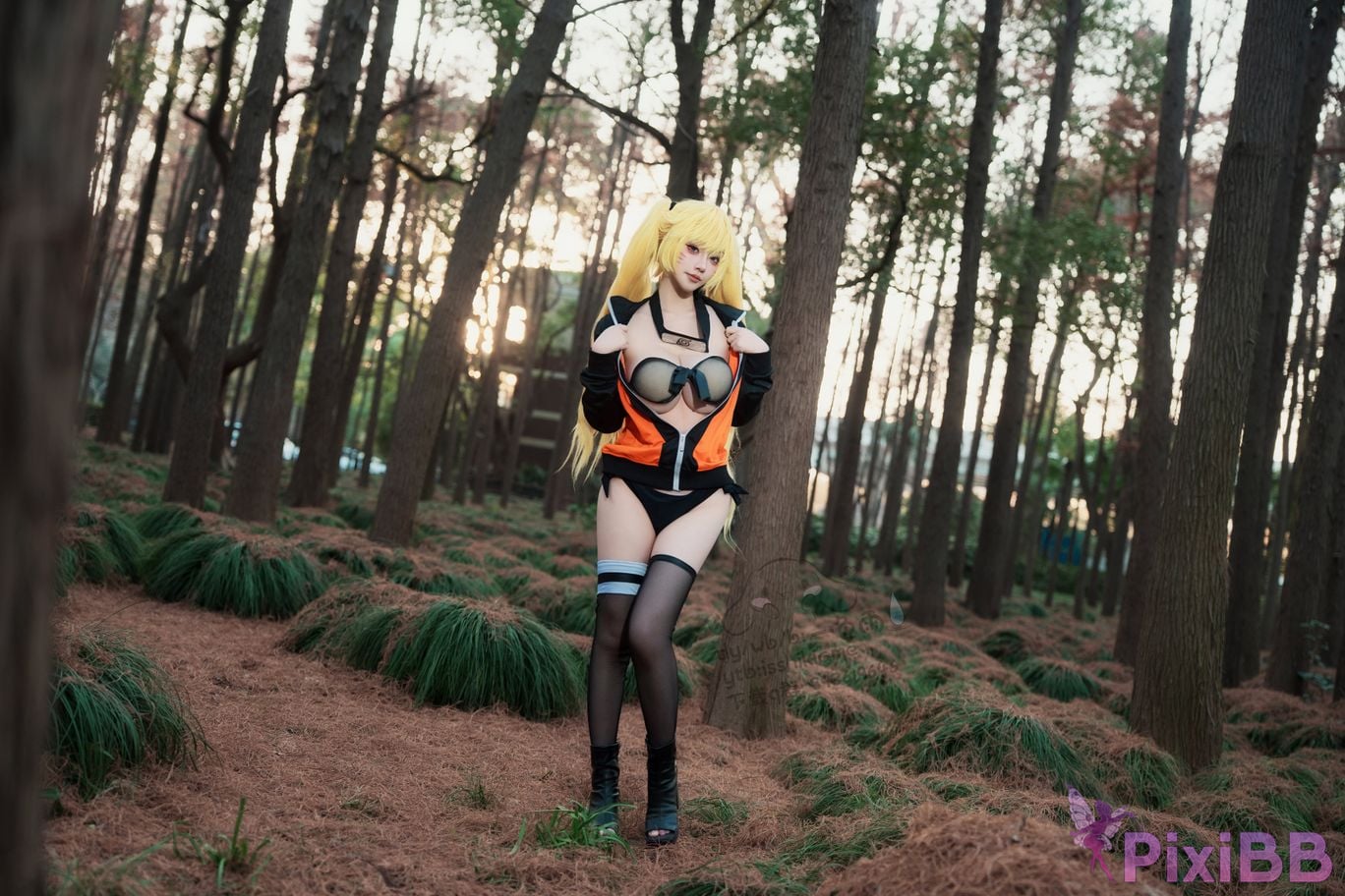 Cosplayer One color rain naruto Uzumaki The art of seduction PixiBB.COM 015