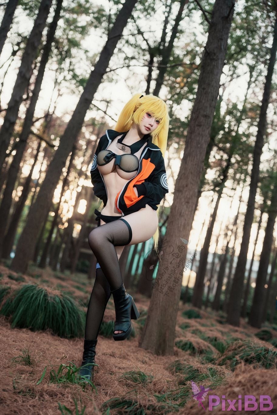 Cosplayer One color rain naruto Uzumaki The art of seduction PixiBB.COM 017
