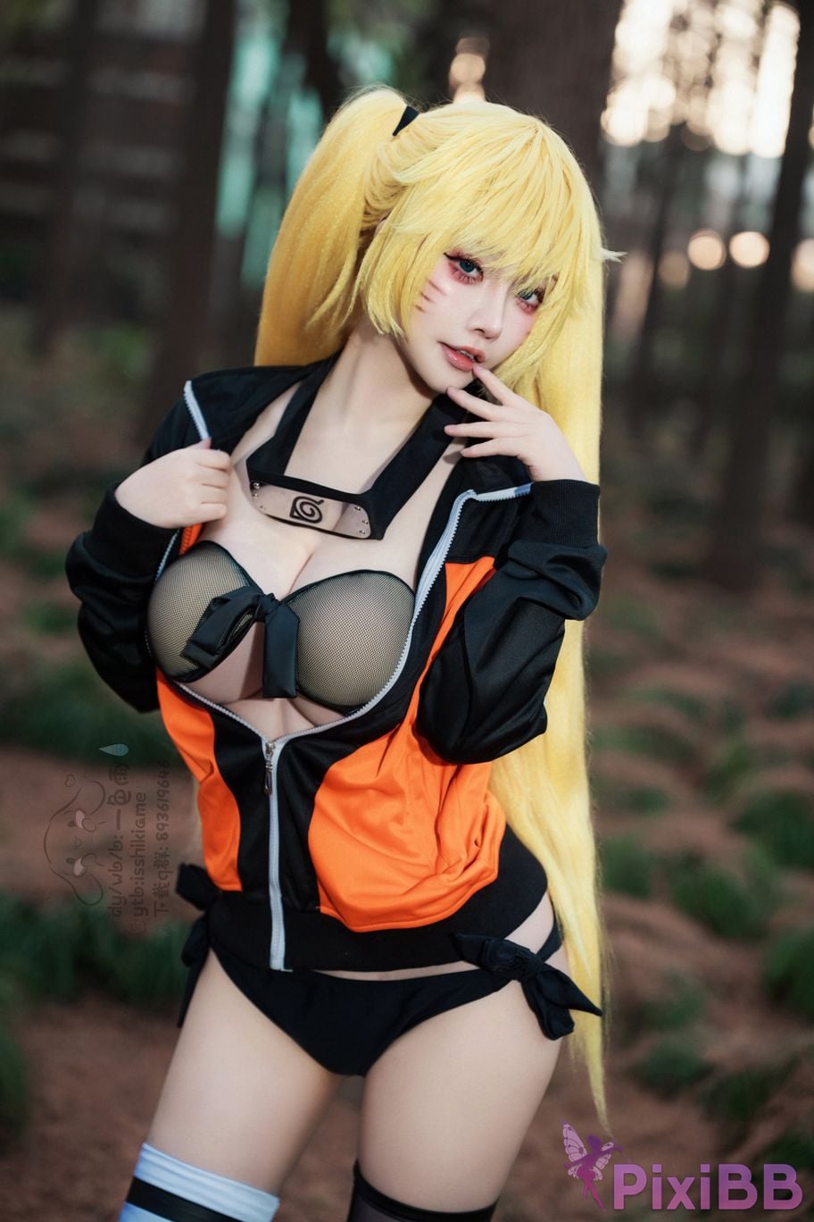Cosplayer One color rain naruto Uzumaki The art of seduction PixiBB.COM 019