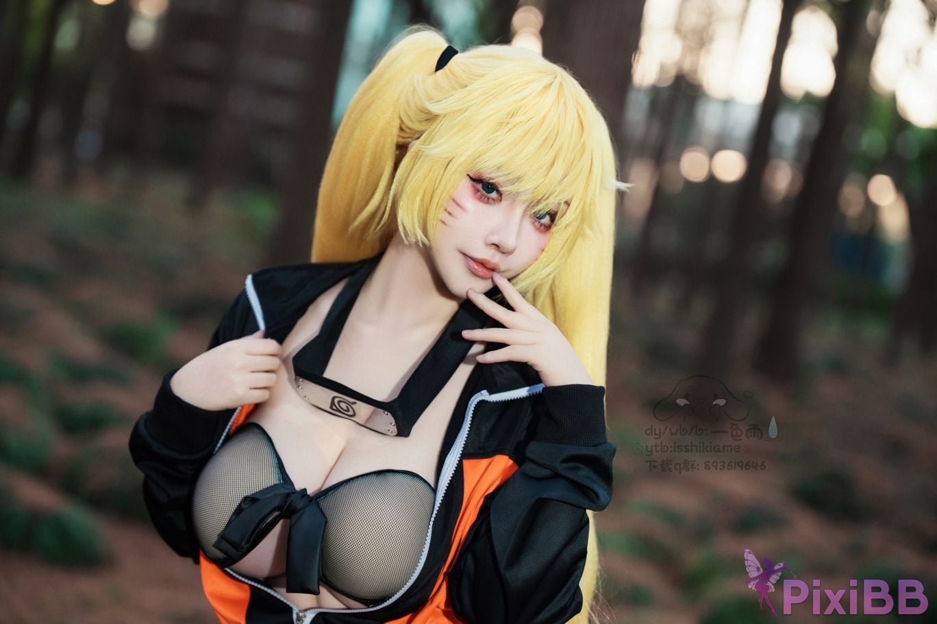 Cosplayer One color rain naruto Uzumaki The art of seduction PixiBB.COM 020