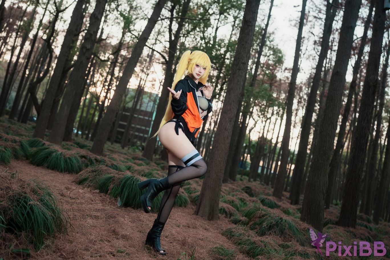 Cosplayer One color rain naruto Uzumaki The art of seduction PixiBB.COM 024