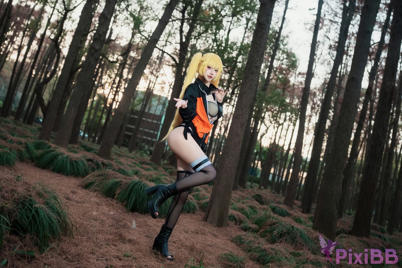 Cosplayer One color rain naruto Uzumaki The art of seduction PixiBB.COM 025