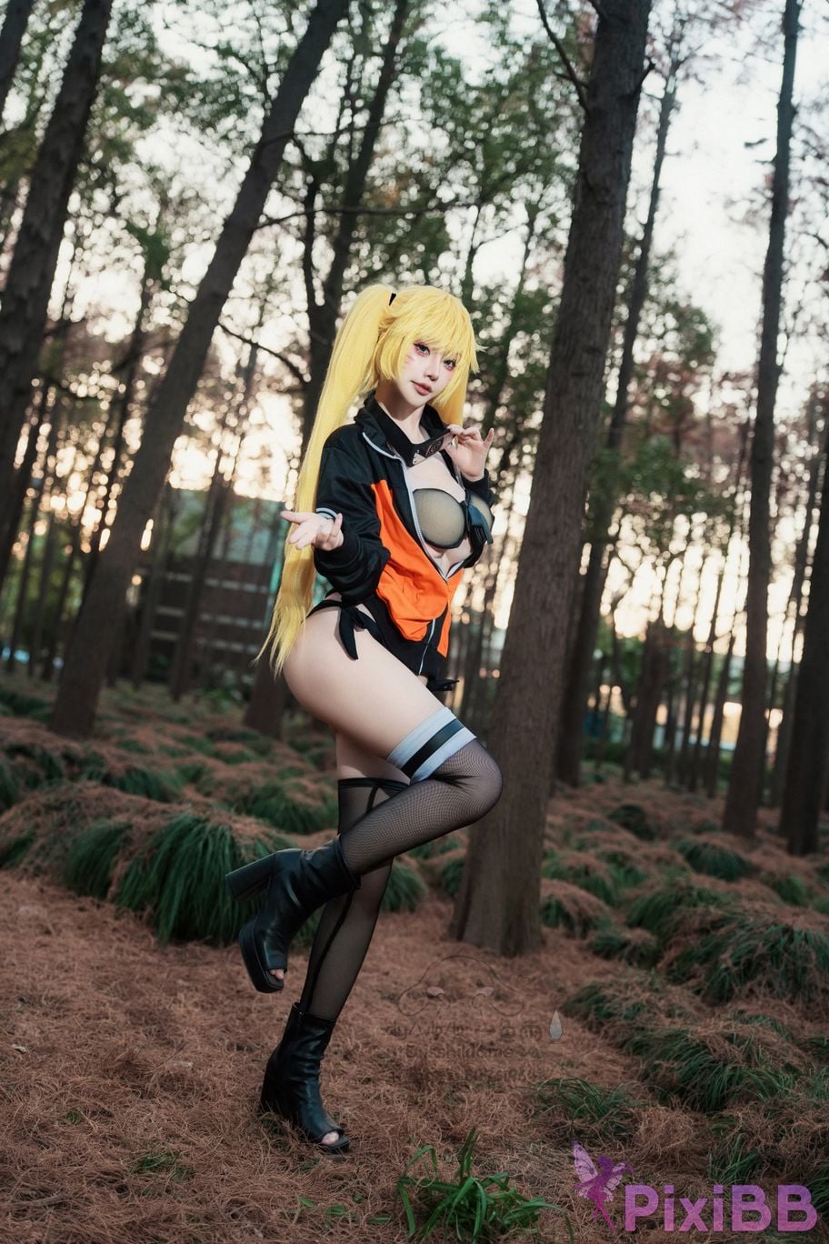 Cosplayer One color rain naruto Uzumaki The art of seduction PixiBB.COM 026