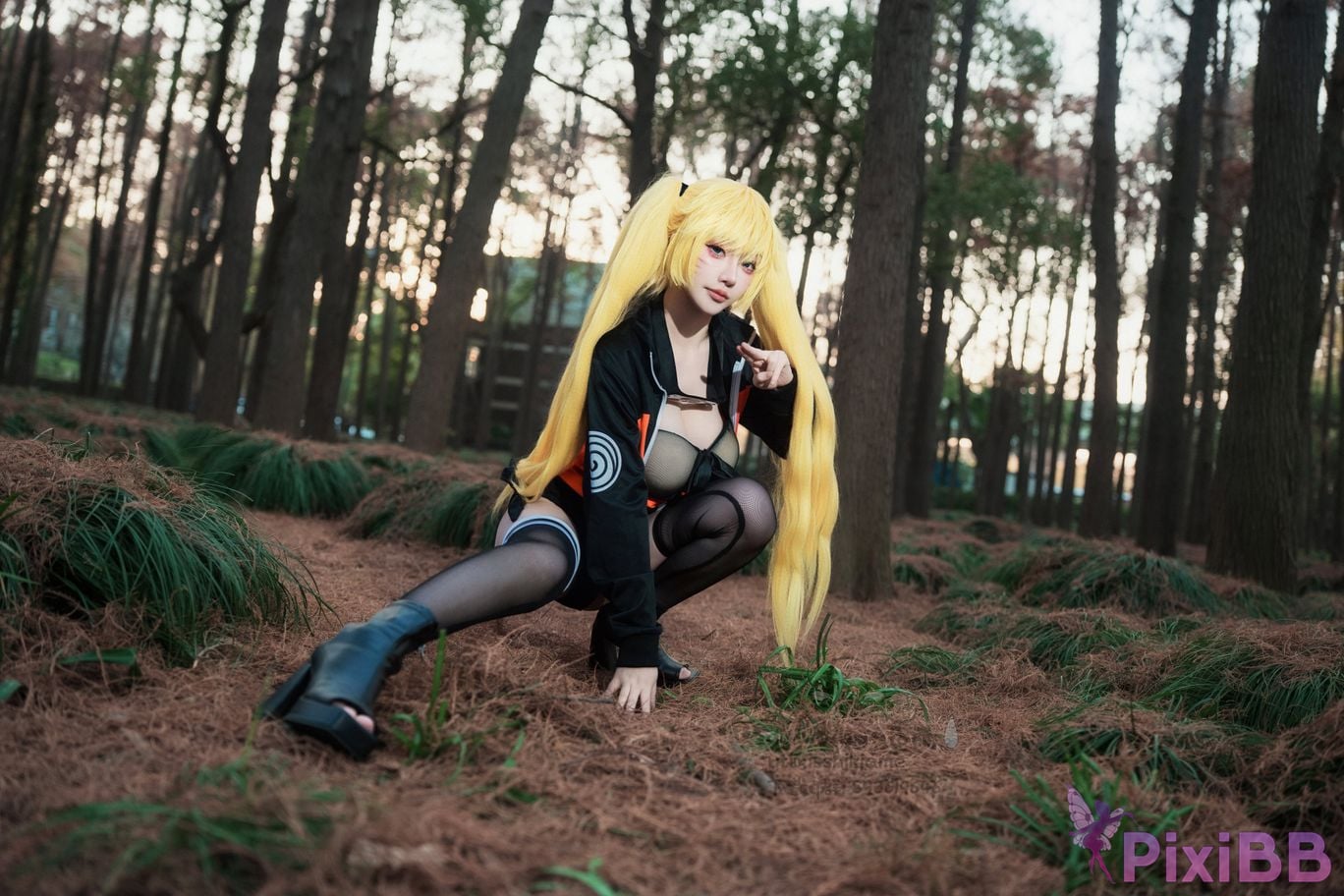 Cosplayer One color rain naruto Uzumaki The art of seduction PixiBB.COM 027