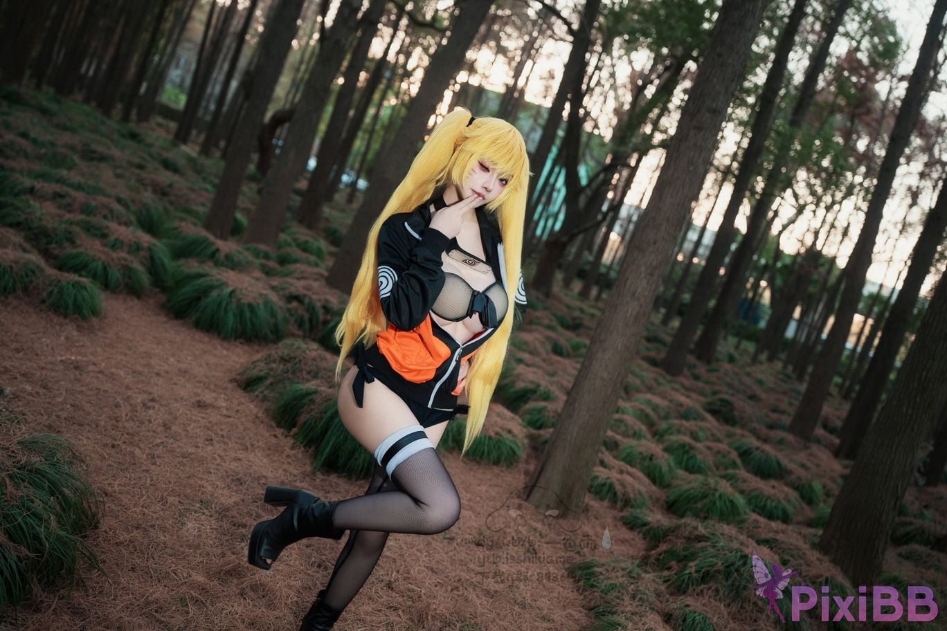 Cosplayer One color rain naruto Uzumaki The art of seduction PixiBB.COM 029