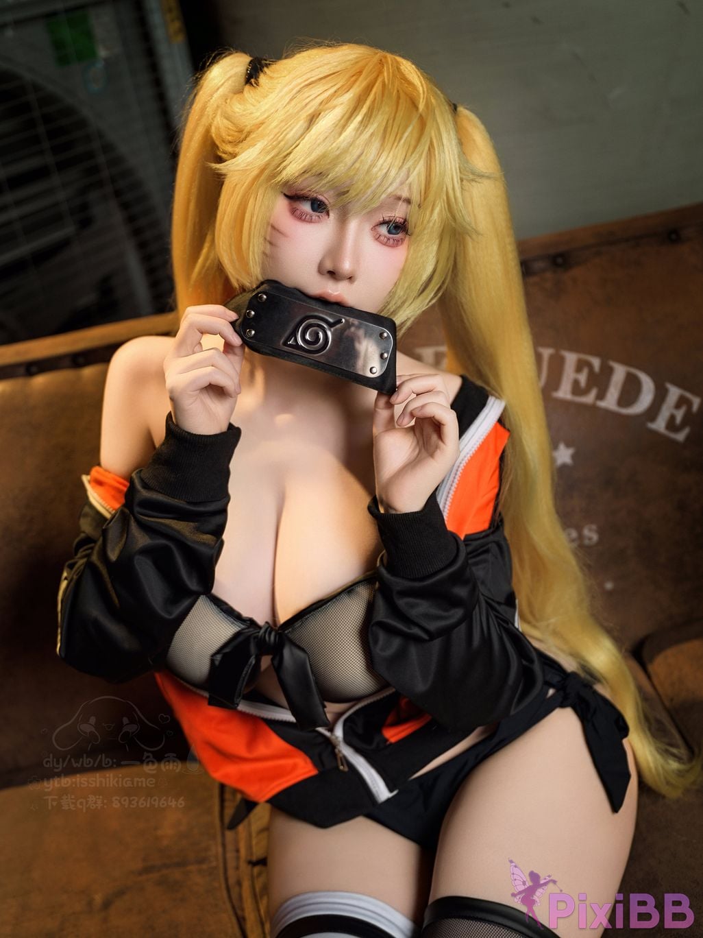Cosplayer One color rain naruto Uzumaki The art of seduction PixiBB.COM 032