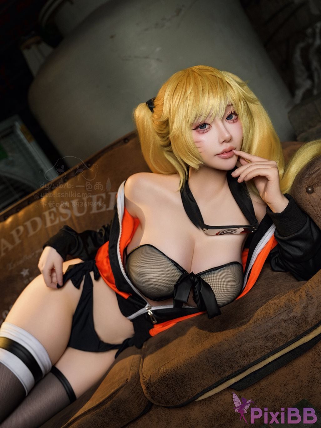 Cosplayer One color rain naruto Uzumaki The art of seduction PixiBB.COM 034