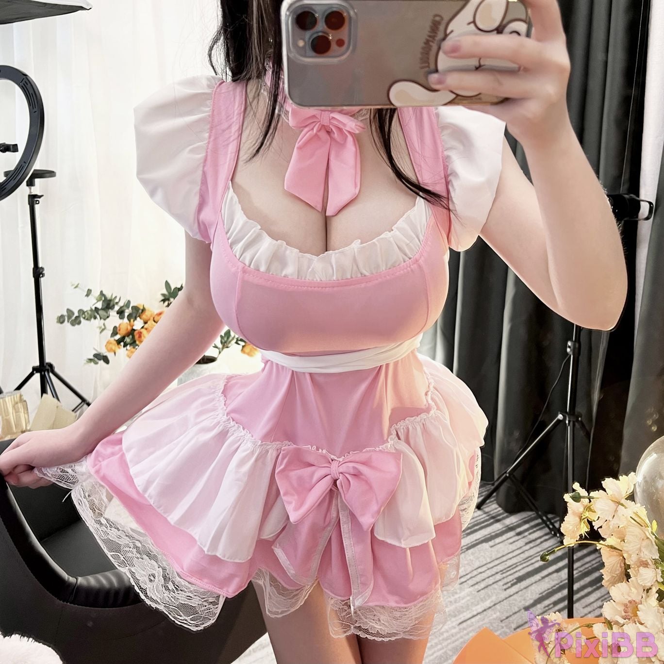 Cosplayer One color rain A little selfie PixiBB.COM 005
