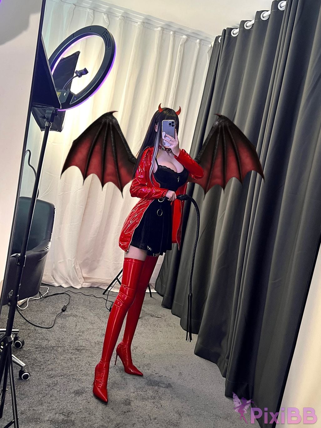 Cosplayer One color rain A little selfie PixiBB.COM 012