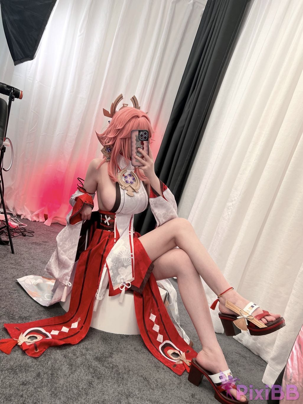 Cosplayer One color rain A little selfie PixiBB.COM 022