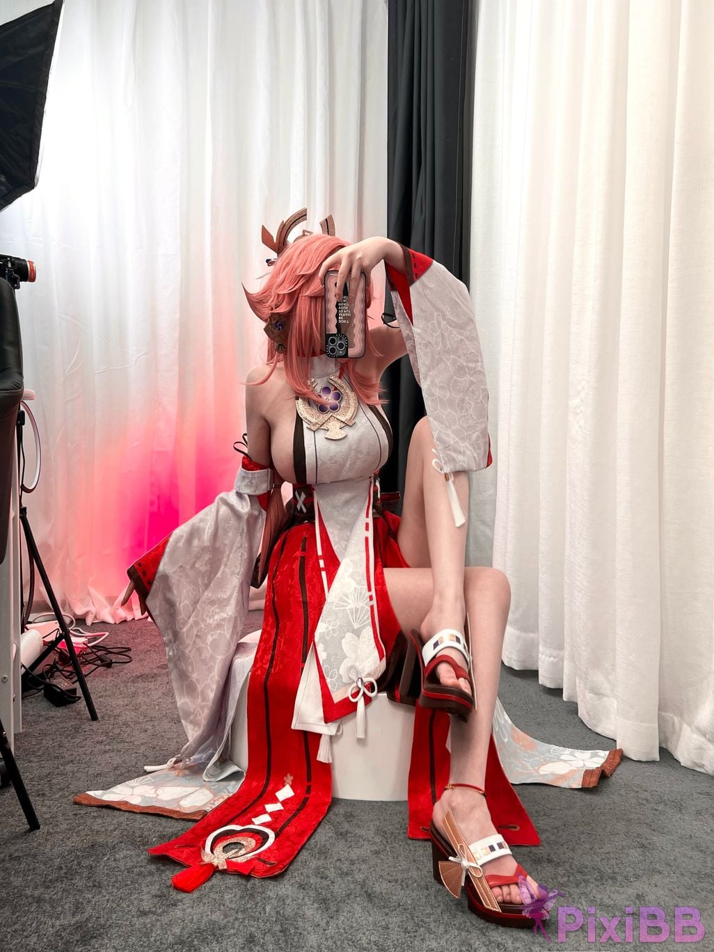 Cosplayer One color rain A little selfie PixiBB.COM 014