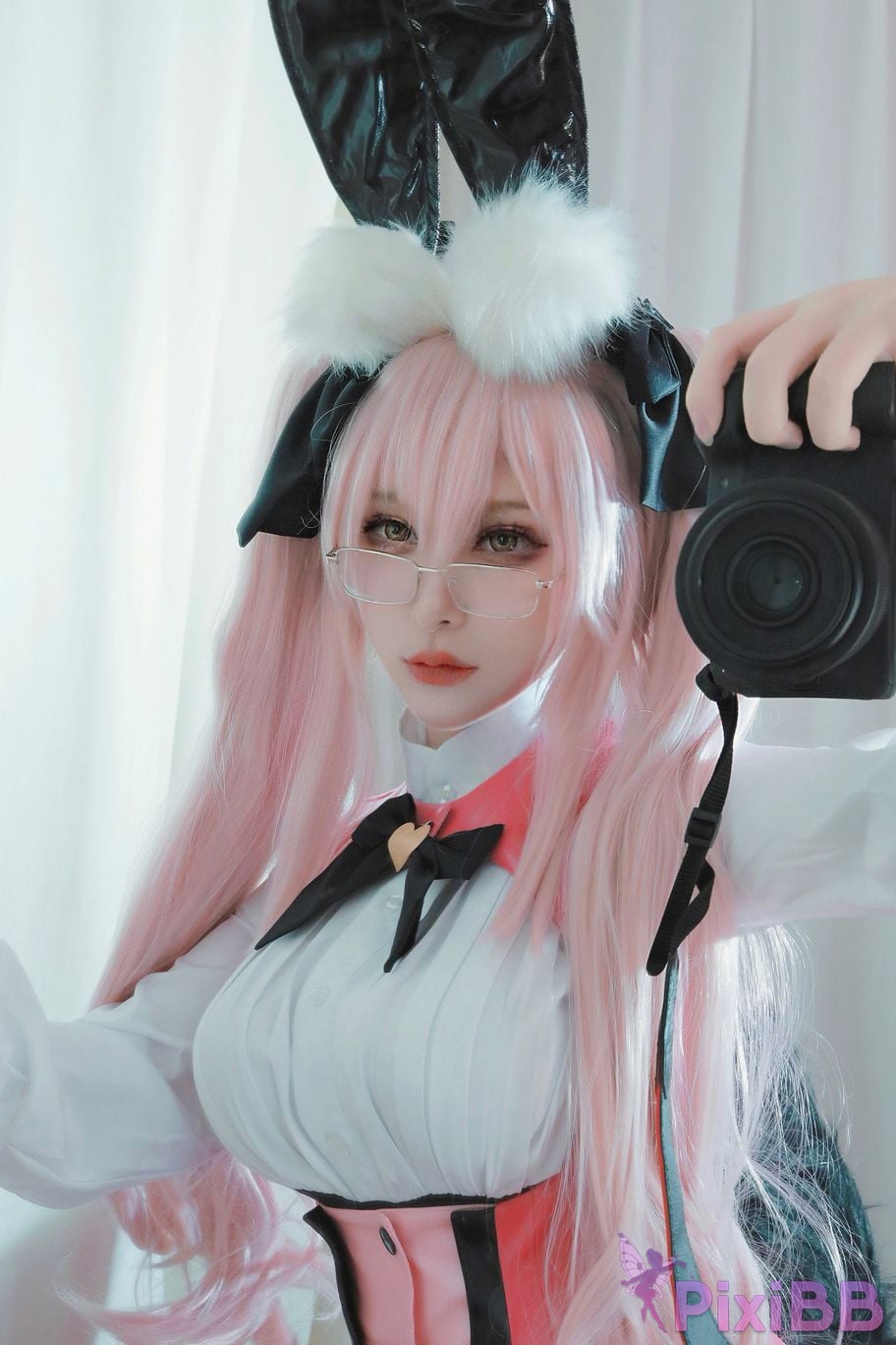Cosplayer One color rain Goyanskaya set PixiBB.COM 007.JPG