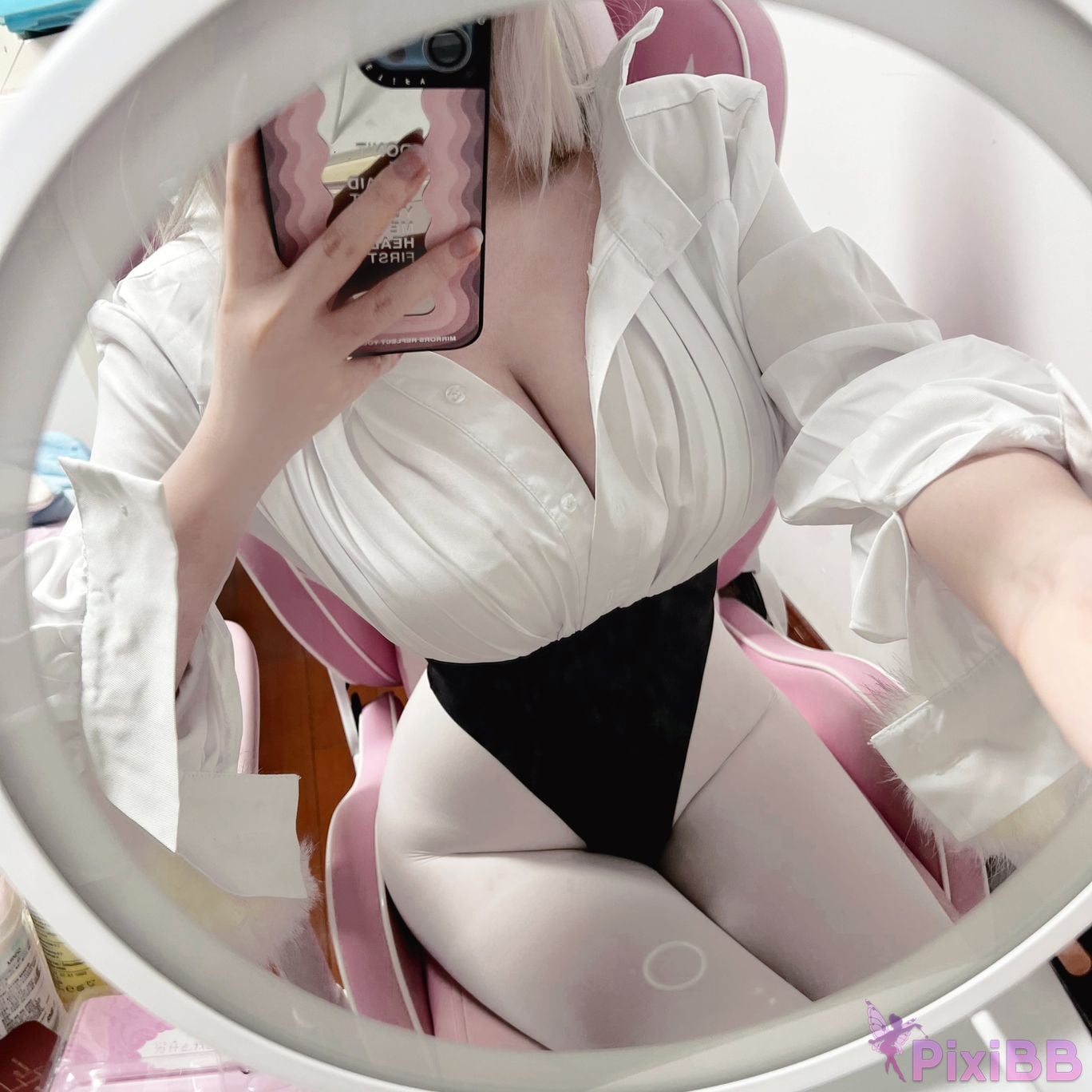 Cosplayer One color rain Goyanskaya set PixiBB.COM 011.JPG