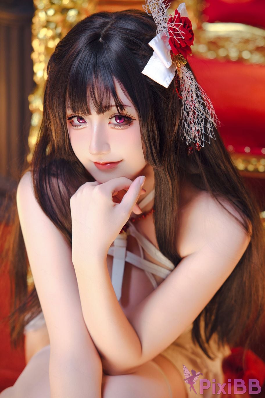 Cosplayer ten sad little wood goddess of victory Mihara Pain Eater PixiBB.COM 028