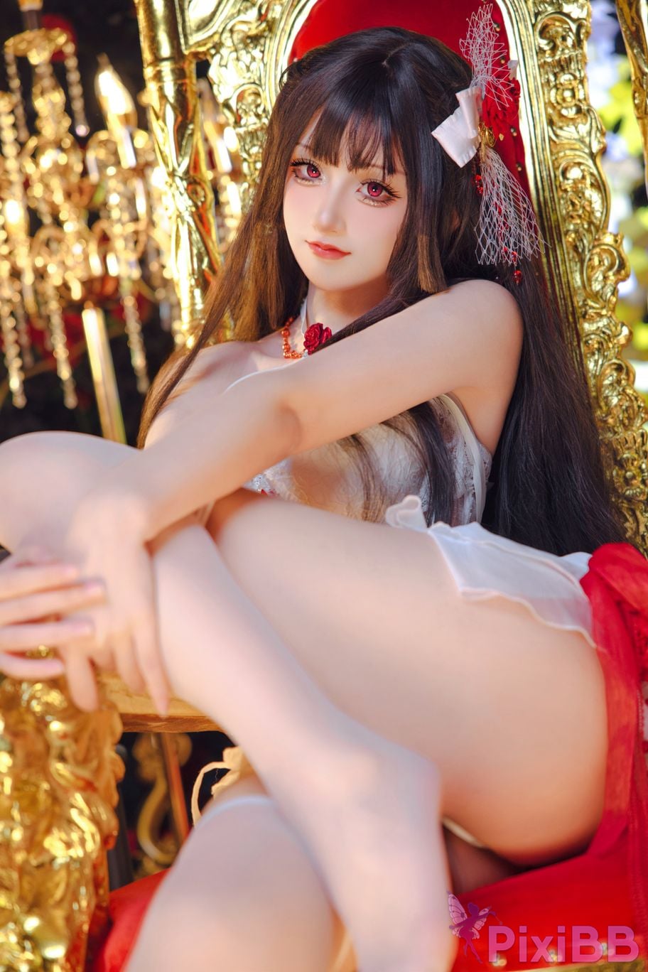 Cosplayer ten sad little wood goddess of victory Mihara Pain Eater PixiBB.COM 038