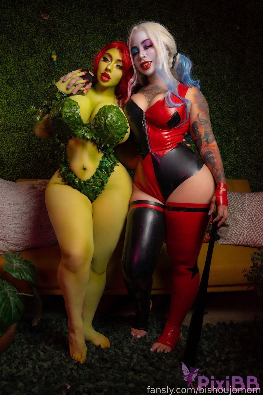 Bishoujo Mom & Midna Ash Poison Ivy & Harley Quinn PixiBB.COM 2