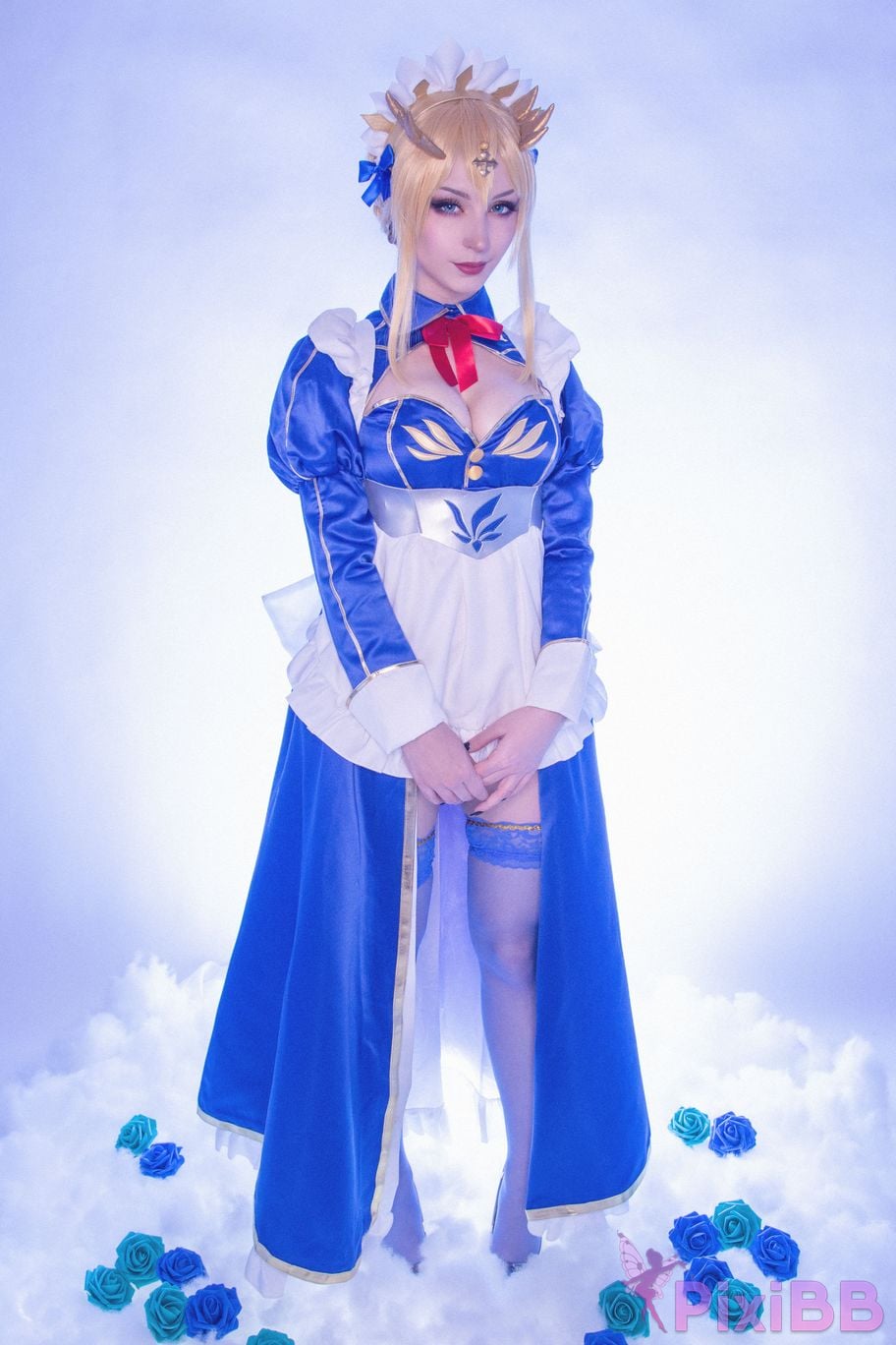 ShiroKitsune Artoria Pendragon Maid PixiBB.COM