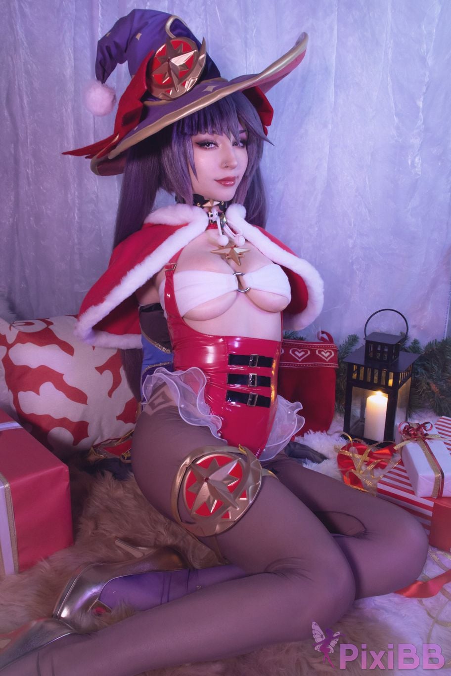 ShiroKitsune Mona Xmas (Genshin Impact) PixiBB.COM 33