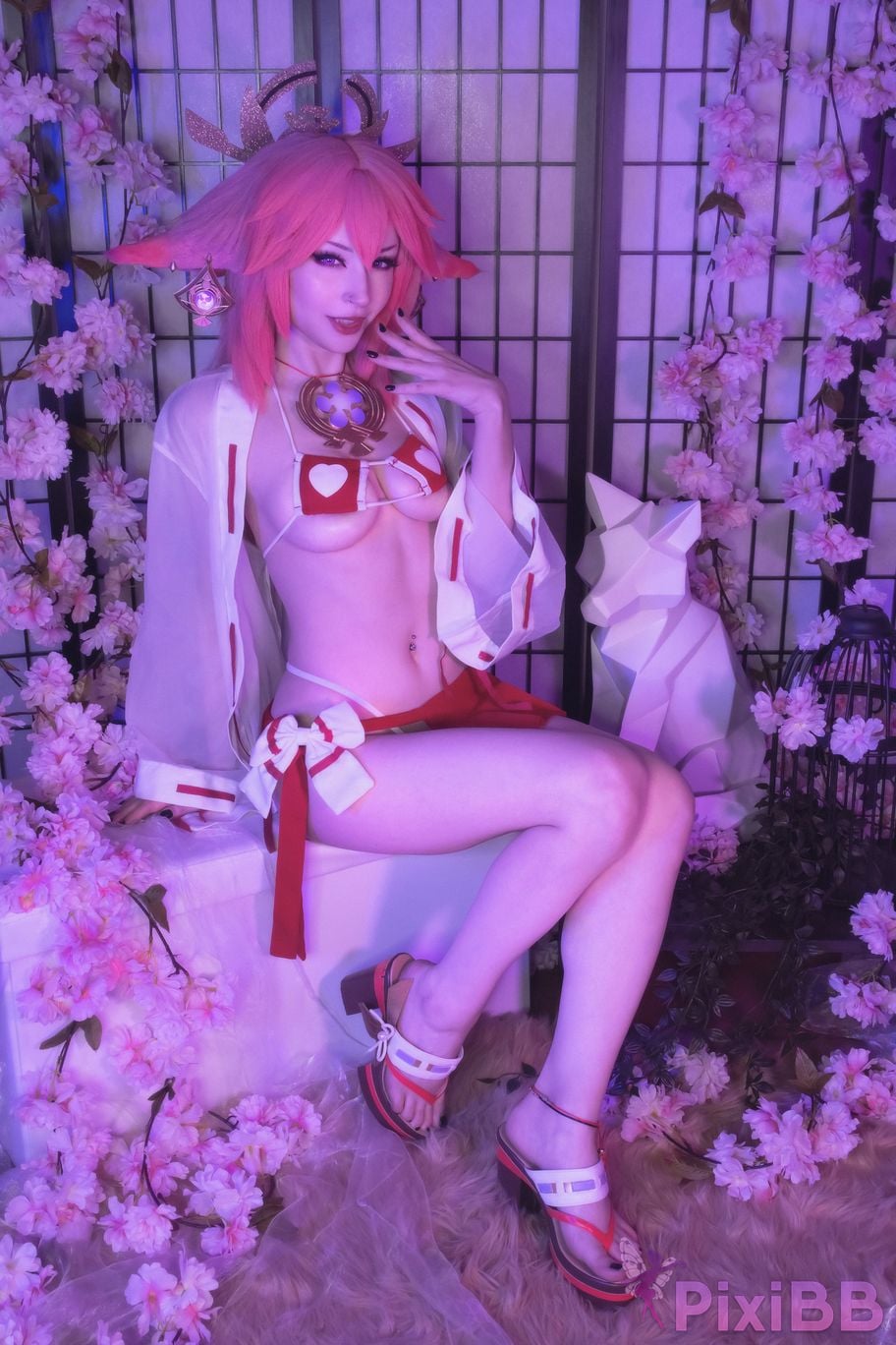 ShiroKitsune Yae Miko PixiBB.COM 12