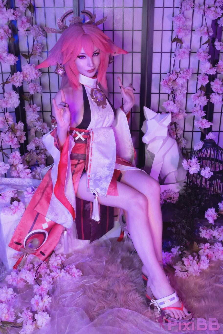 ShiroKitsune Yae Miko PixiBB.COM 22