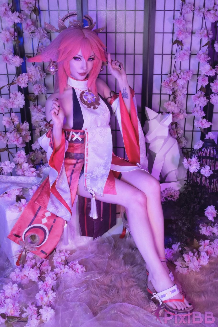 ShiroKitsune Yae Miko PixiBB.COM