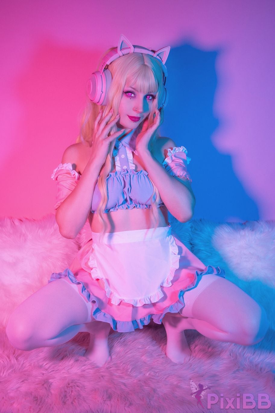 ShiroKitsune Pink Maid PixiBB.COM 11