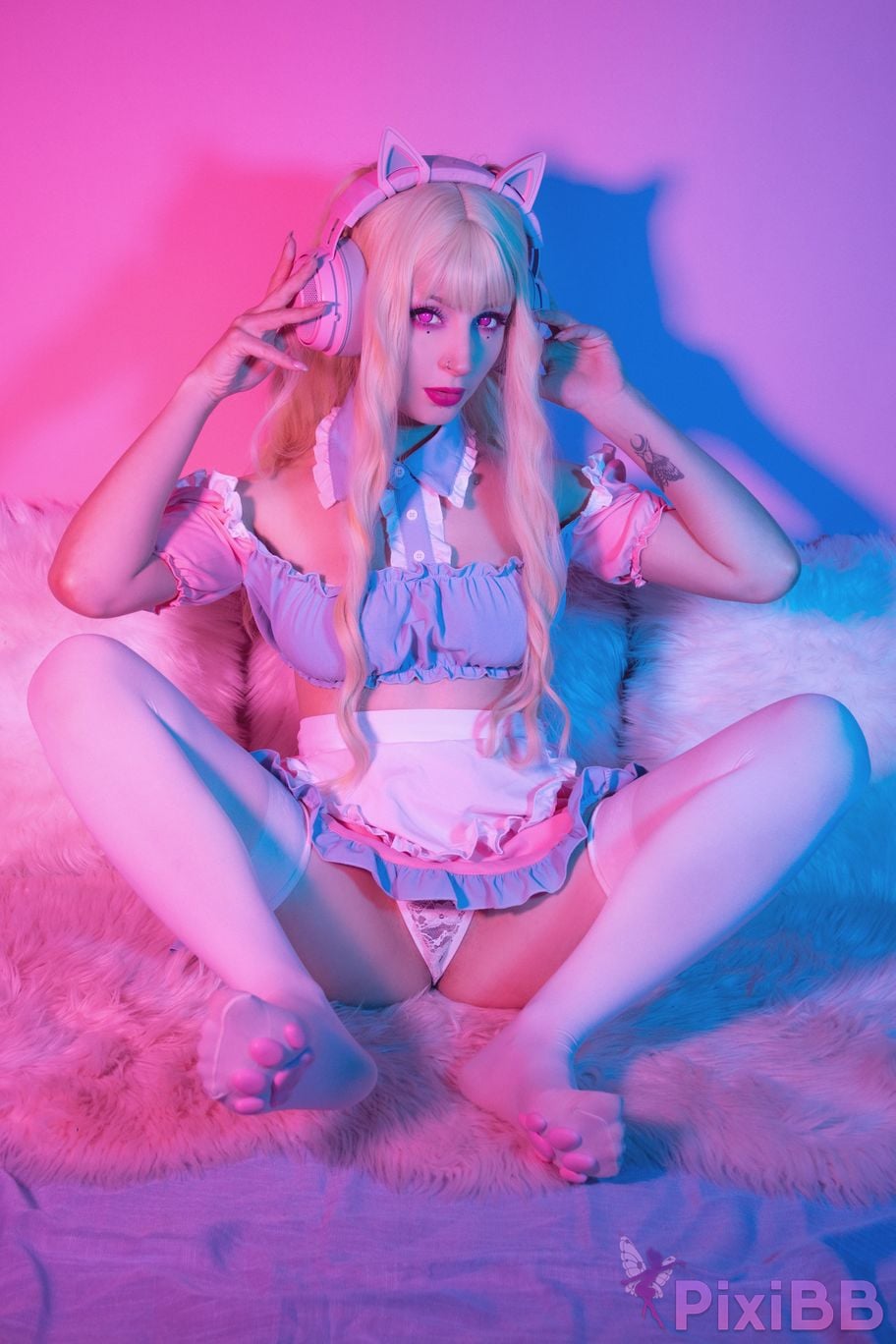 ShiroKitsune Pink Maid PixiBB.COM 13