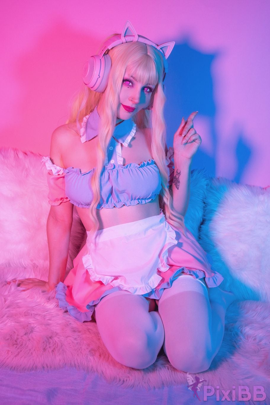 ShiroKitsune Pink Maid PixiBB.COM 33