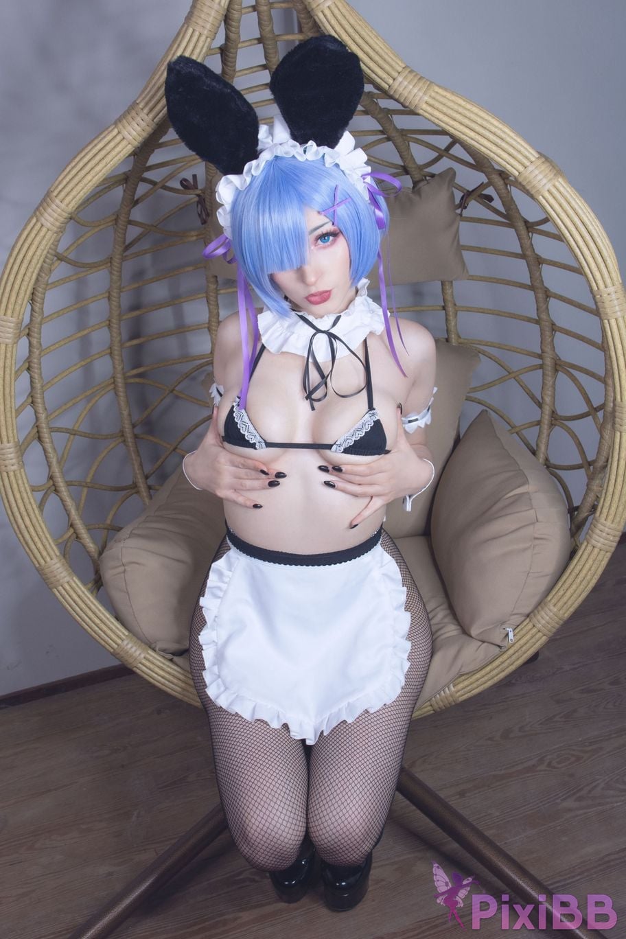 ShiroKitsune Rem Bunny Suit PixiBB.COM 16
