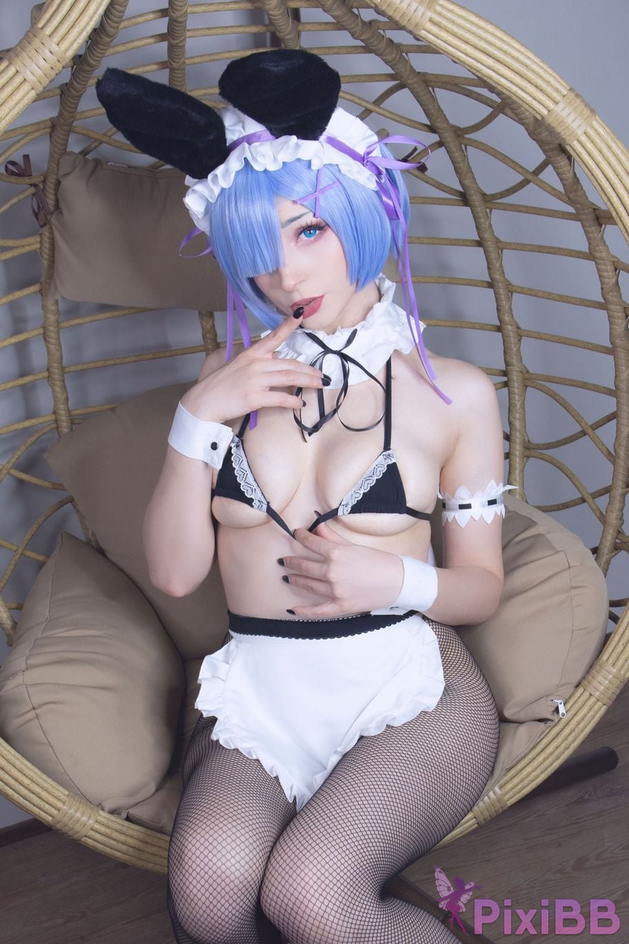 ShiroKitsune Rem Bunny Suit PixiBB.COM 25