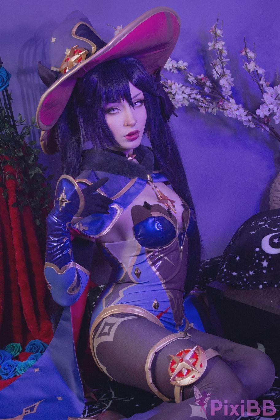 ShiroKitsune Mona (Genshin Impact) PixiBB.COM 2