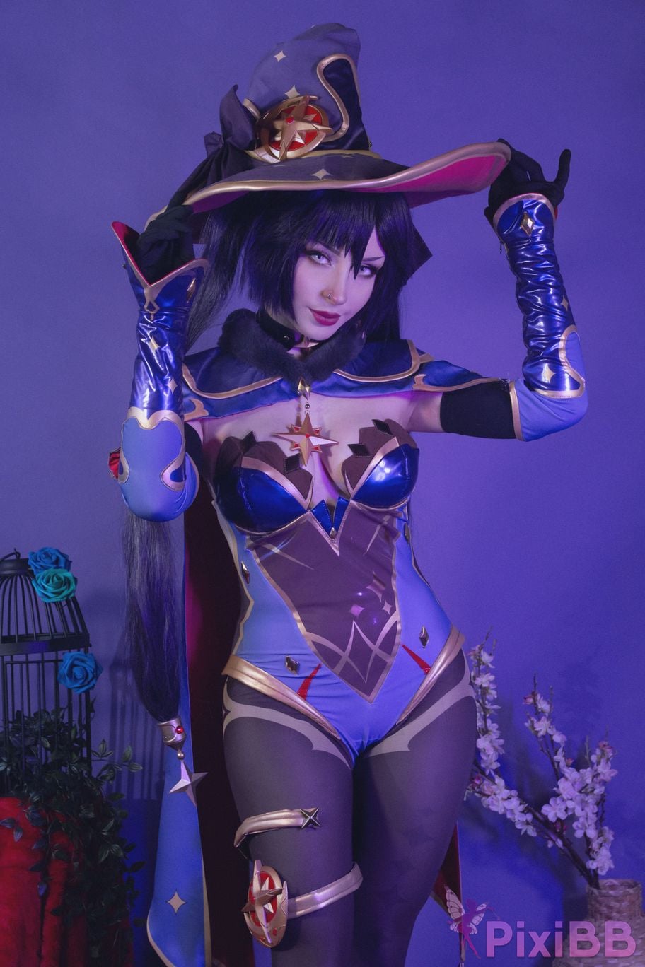 ShiroKitsune Mona (Genshin Impact) PixiBB.COM