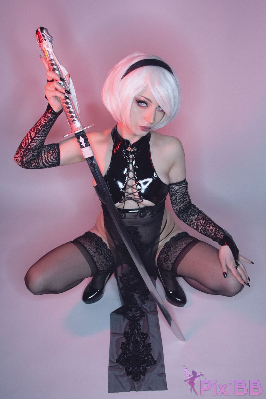 ShiroKitsune 2B Cheongsam PixiBB.COM 2
