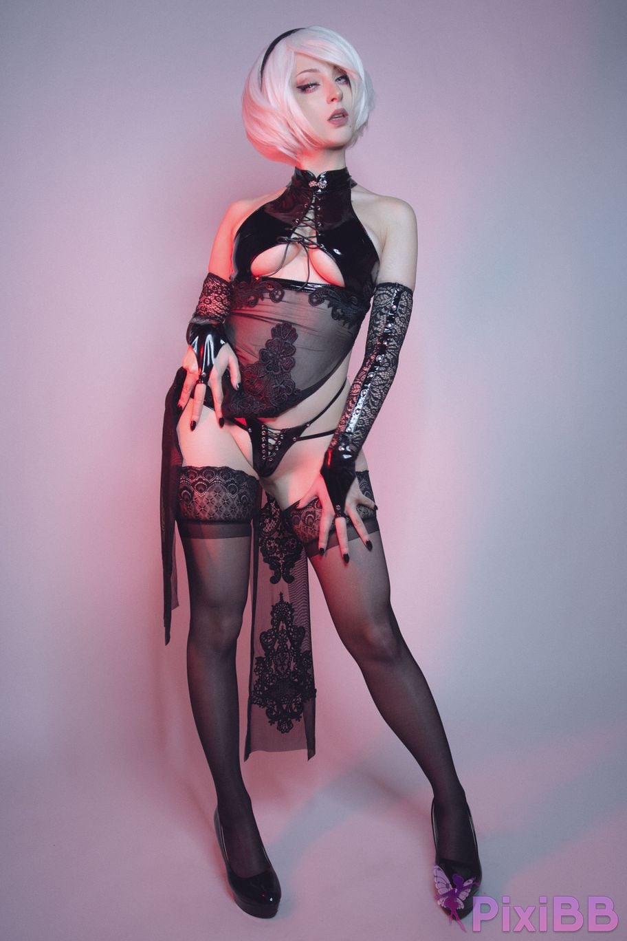 ShiroKitsune 2B Cheongsam PixiBB.COM 9