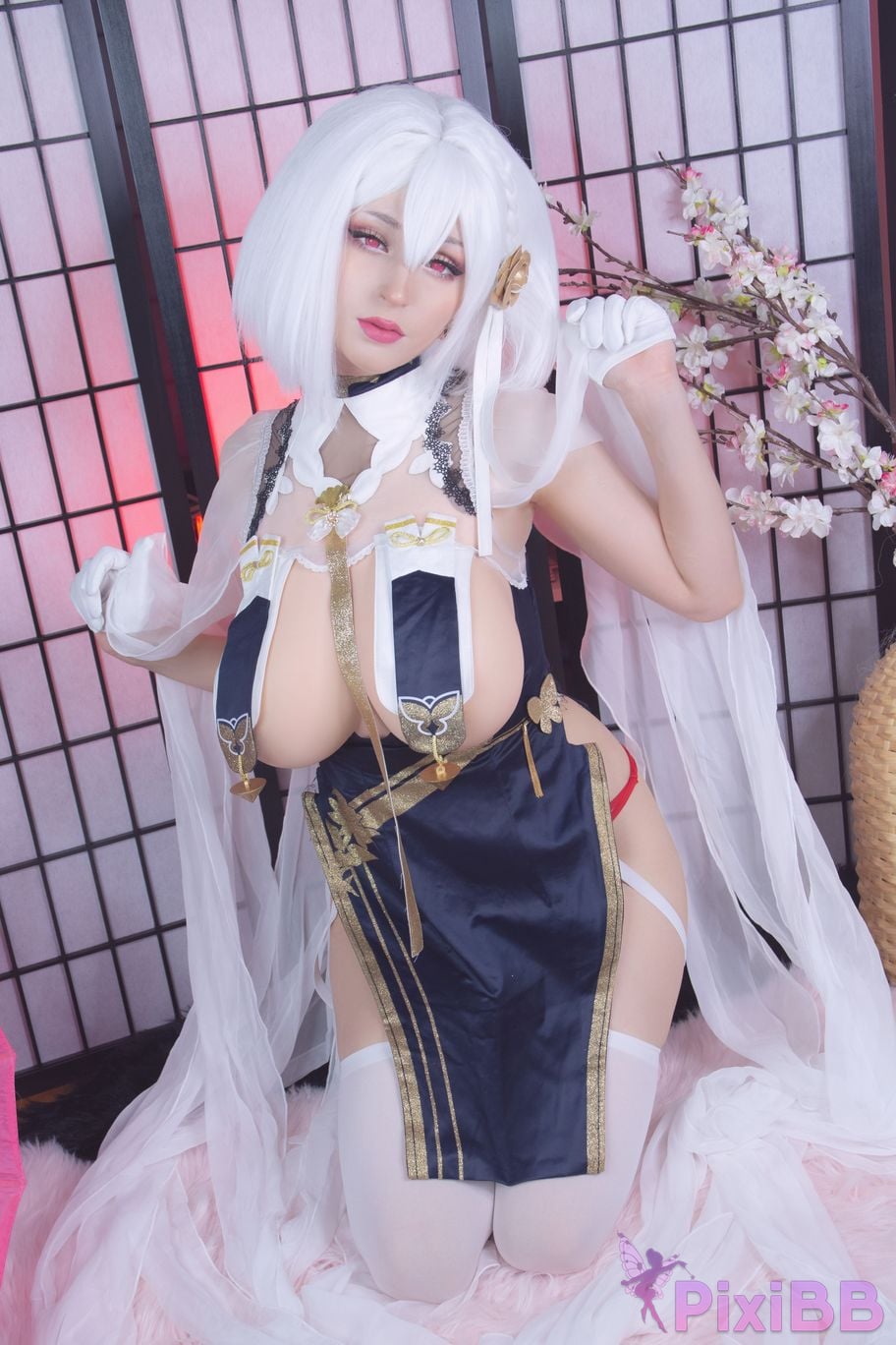 ShiroKitsune Sirius Cheongsam (Azur Lane) PixiBB.COM 2