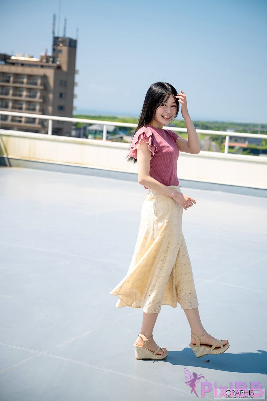 Japanese Idol Uta Hibino Graphis Gals Cheerful Vol.1 2 3 PixiBB.COM 001