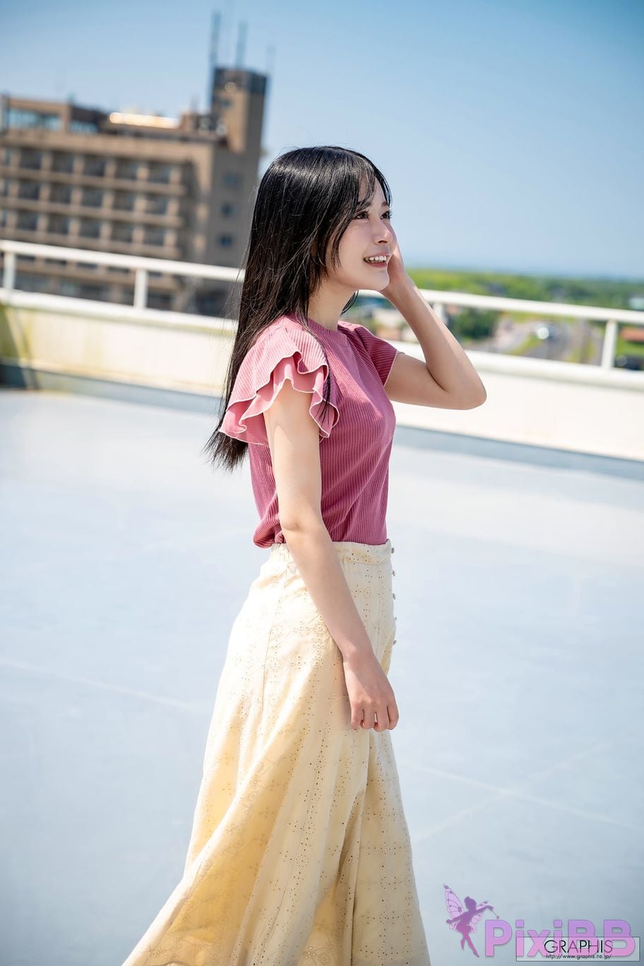 Japanese Idol Uta Hibino Graphis Gals Cheerful Vol.1 2 3 PixiBB.COM 008