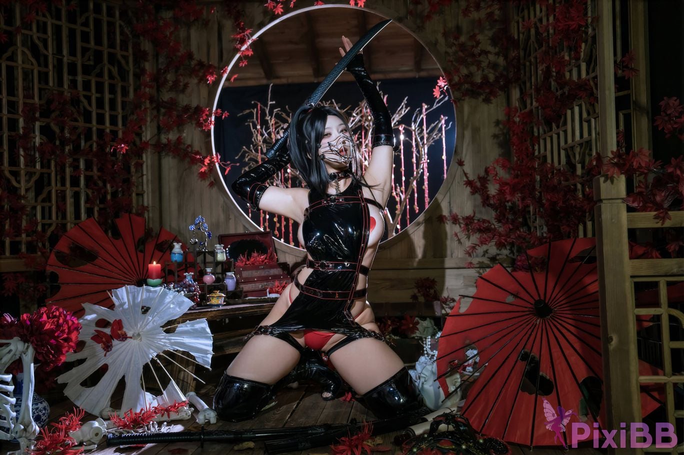 Cosplayer Yunxixi Yunx1x1 Dark tolerance PixiBB.COM 007