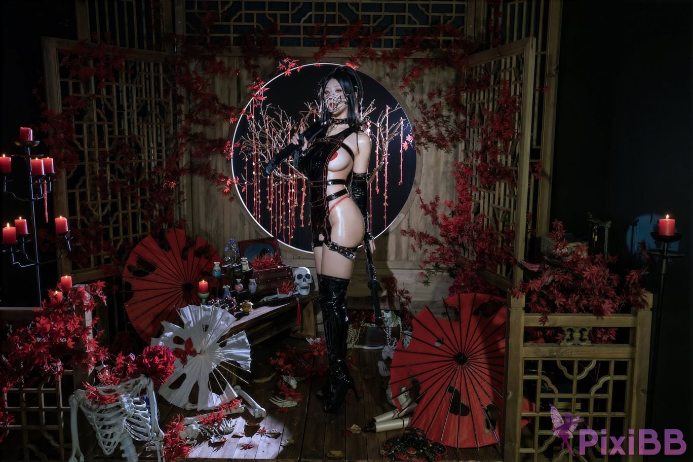 Cosplayer Yunxixi Yunx1x1 Dark tolerance PixiBB.COM 023