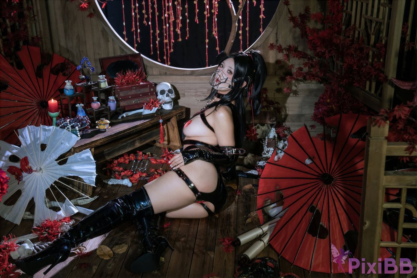 Cosplayer Yunxixi Yunx1x1 Dark tolerance PixiBB.COM 054