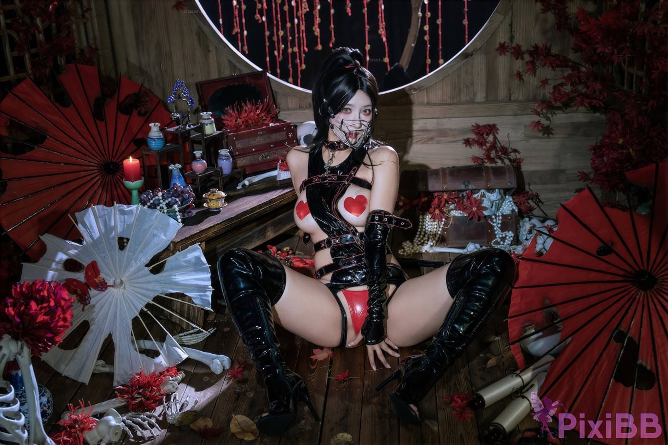 Cosplayer Yunxixi Yunx1x1 Dark tolerance PixiBB.COM 058