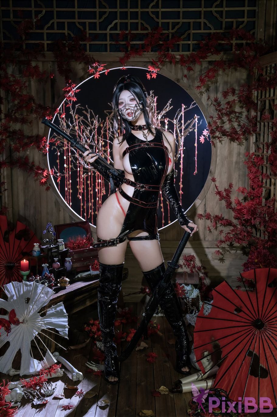 Cosplayer Yunxixi Yunx1x1 Dark tolerance PixiBB.COM 067