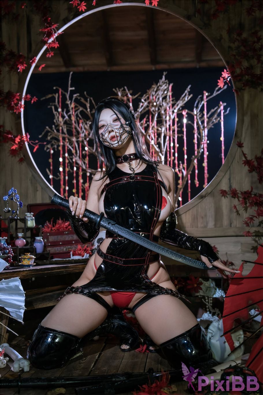 Cosplayer Yunxixi Yunx1x1 Dark tolerance PixiBB.COM 078