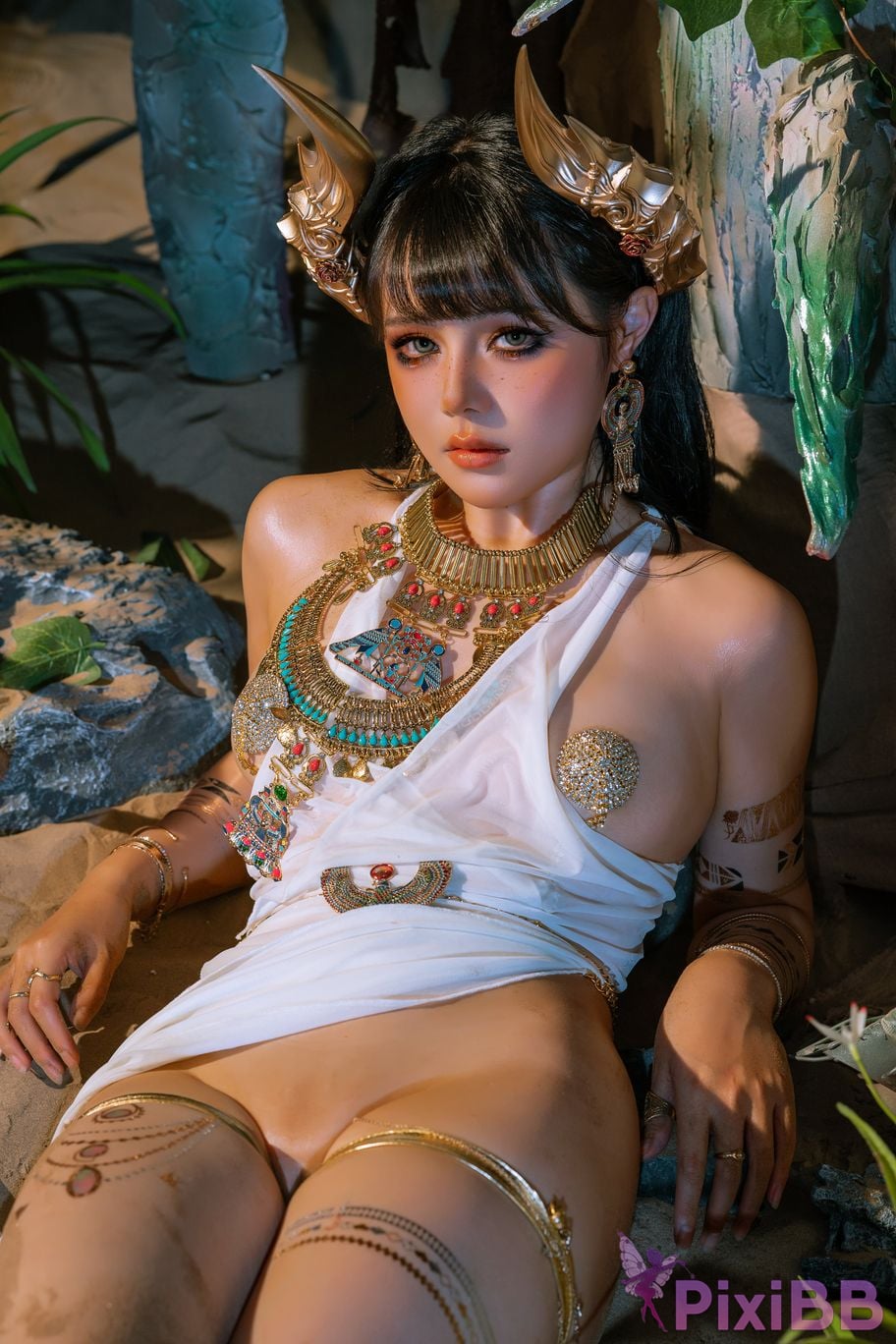 Coser Yunx1x1 and Nai tao and Qi yue miao zi PixiBB.COM 007