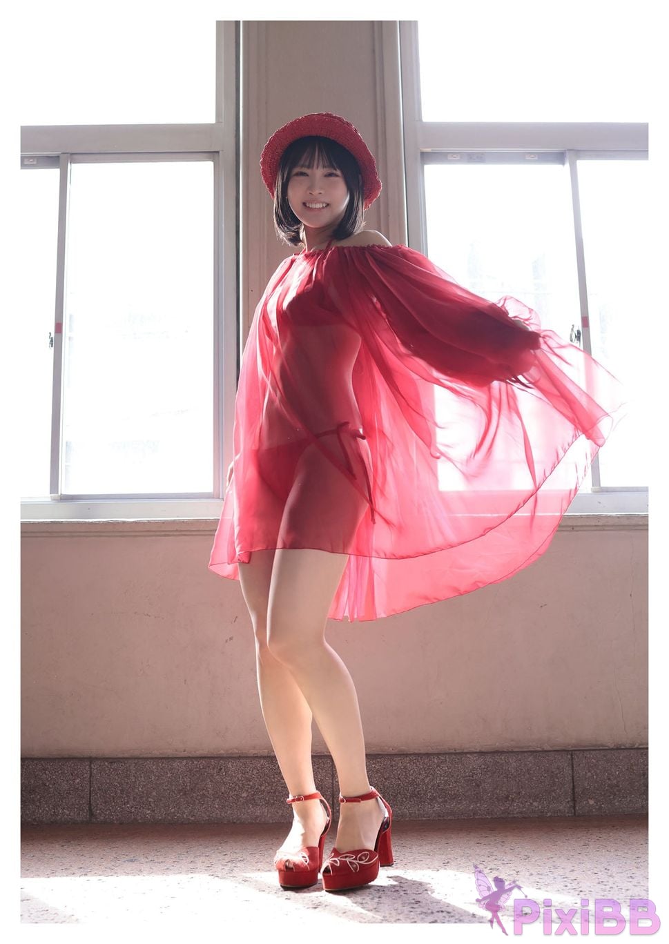 Japanese Idol Rei Haga Digital only NMB48 photo collection Proof of sparkle Wani Books book PixiBB.COM 052