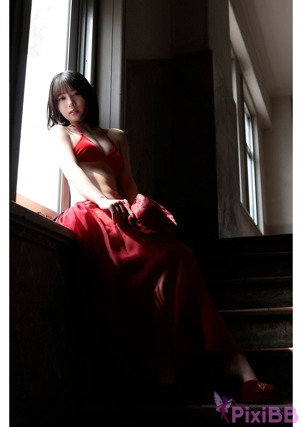 Japanese Idol Rei Haga Digital only NMB48 photo collection Proof of sparkle Wani Books book PixiBB.COM 053