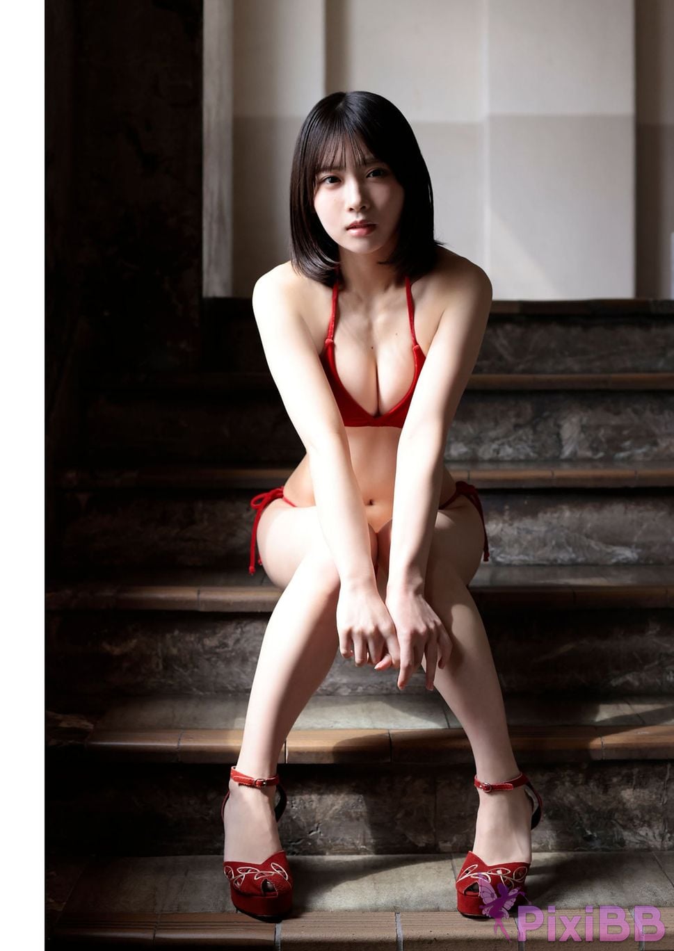 Japanese Idol Rei Haga Digital only NMB48 photo collection Proof of sparkle Wani Books book PixiBB.COM 057
