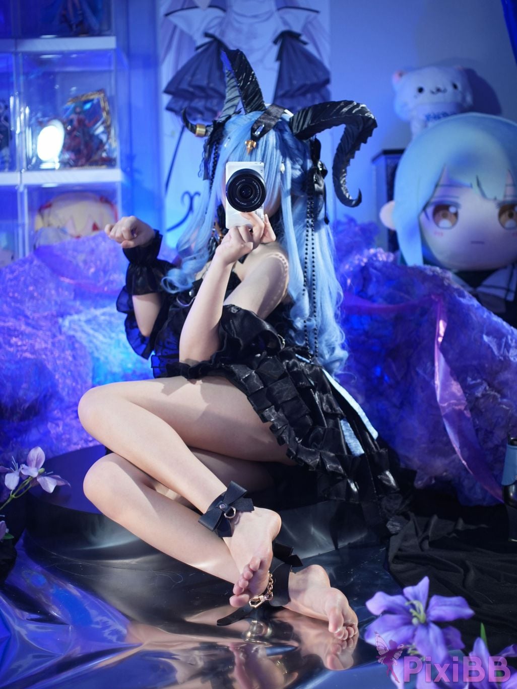 Cosplayer white oak Shirly Arknights Shoko Toyokawa master of melody PixiBB.COM 042