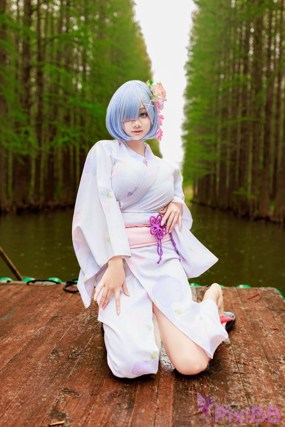Cosplayer A Xuexue Rem Kimono PixiBB.COM 010